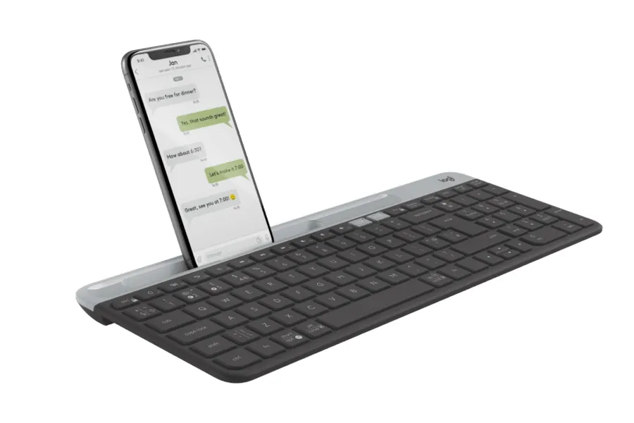 Клавиатура Logitech K580, Беспроводное, Чёрный