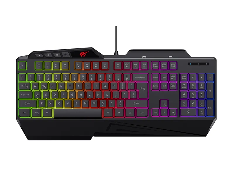 Set Tastatură + Mouse + Mouse Pad Havit KB889CM, Cu fir, Negru