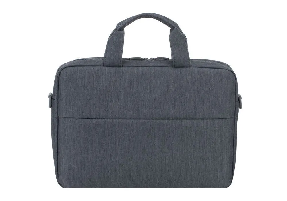 Geantă pentru Laptop RivaCase Prater, 14", Poliester, Gri închis