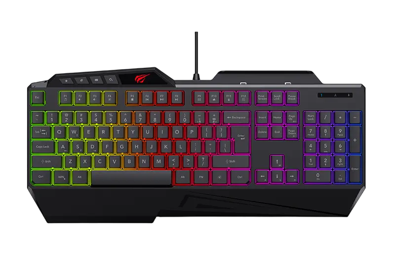 Set Tastatură + Mouse + Mouse Pad Havit KB889CM, Cu fir, Negru