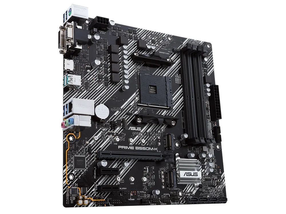 Материнская плата ASUS PRIME B550M-K, AM4, AMD B550, Micro-ATX