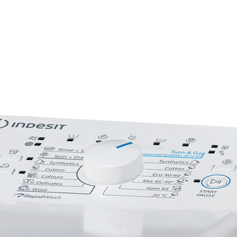 Mașină de spălat Indesit BTW B7220P EU/N, 7kg, Alb