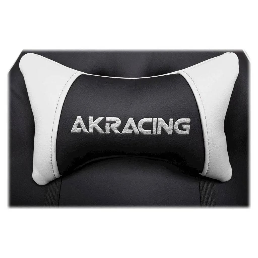 Scaun Gaming AKRacing CORE SX, PU piele, Alb
