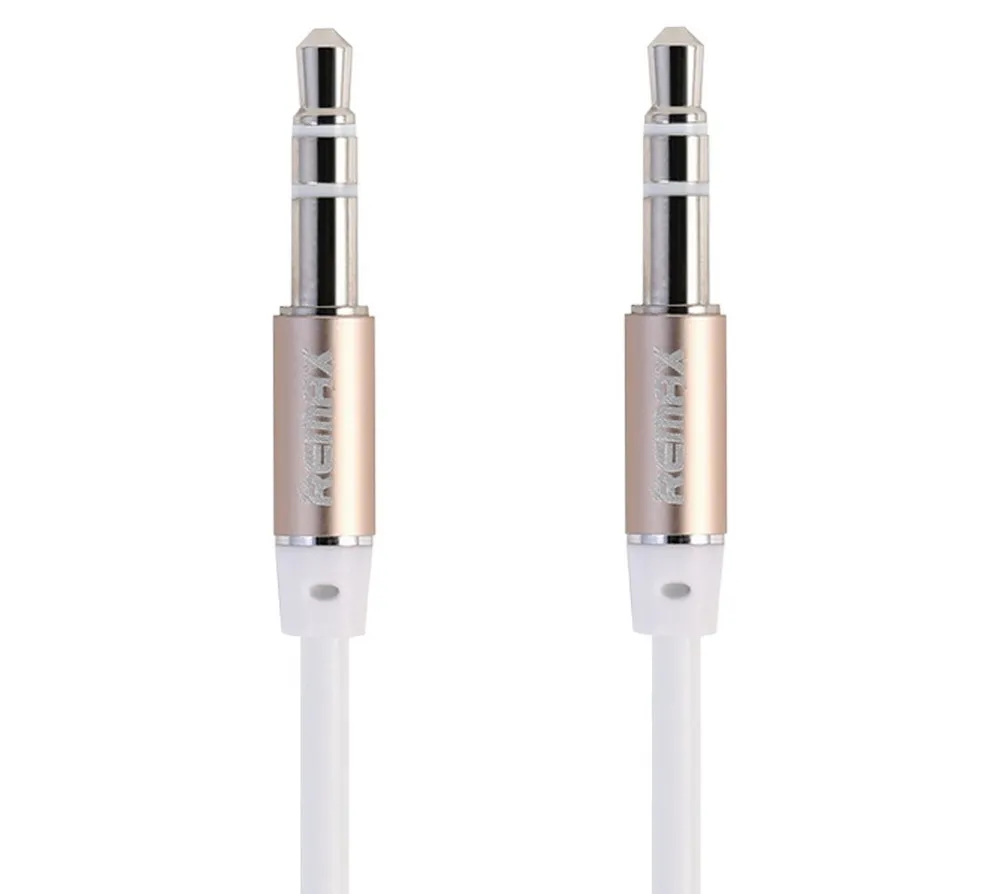 Cablu audio Remax L100, 3.5 mm - 3.5 mm, 1m, Alb