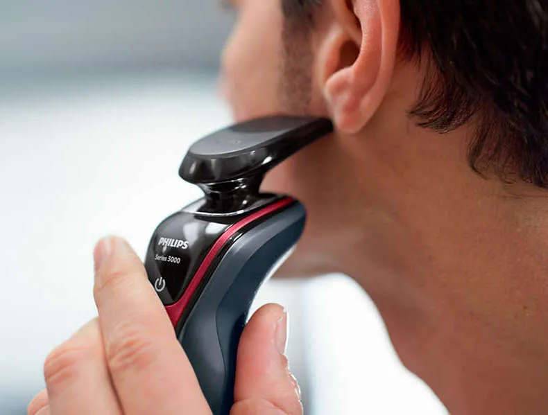 Aparat de ras electric PHILIPS Shaver series 5000 S5130/06, Negru / Roșu