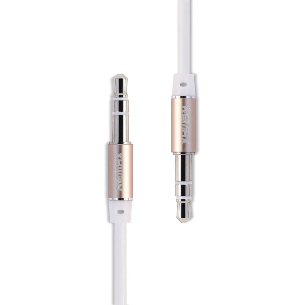 Cablu audio Remax L100, 3.5 mm - 3.5 mm, 1m, Alb