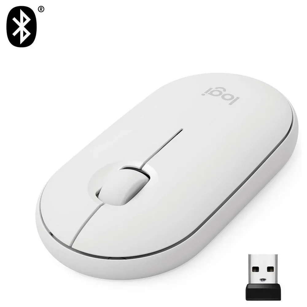 Беcпроводная мышь Logitech M350, Белый