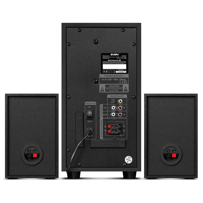 Boxe pentru calculator 2.1 SVEN MS-2051, Negru