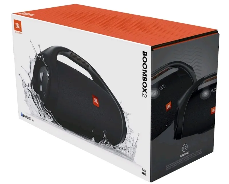 Портативная колонка JBL Boombox 2, Чёрный