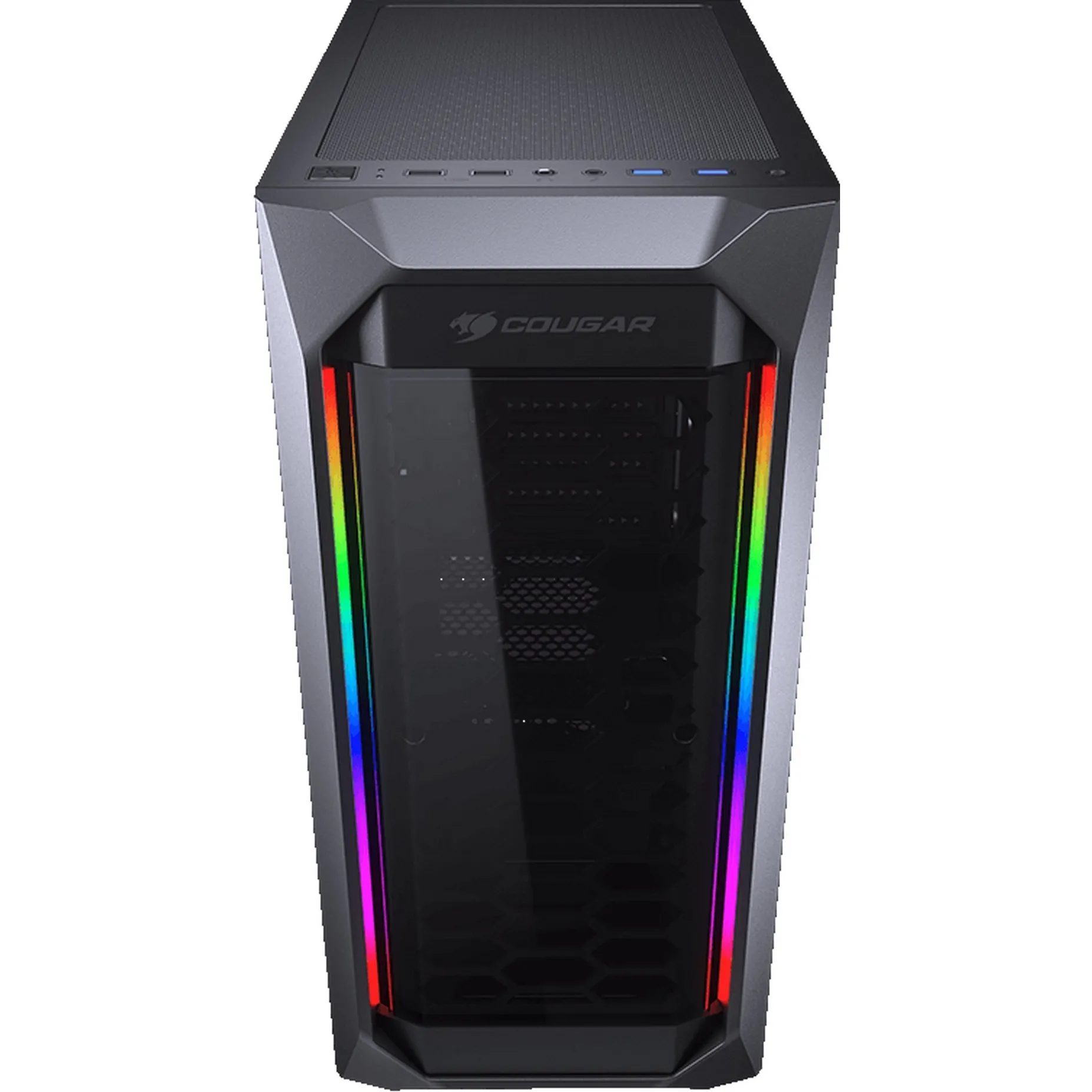 Carcasă PC Cougar MX410, Midi-Tower, ATX, Negru