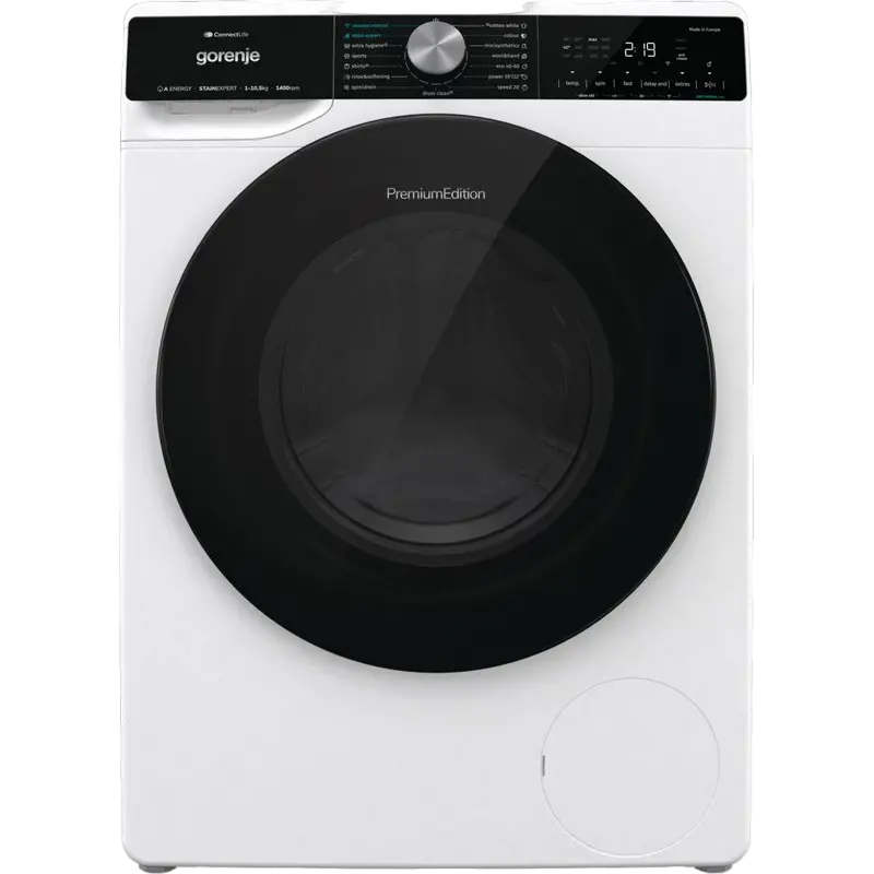 Mașină de spălat Gorenje WNS1X4ARTWIFI, 10,5kg, Alb