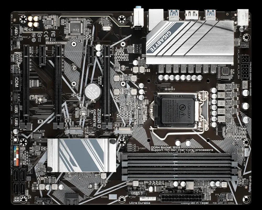 Материнская плата Gigabyte Z590 D, LGA1200, Intel Z590, ATX