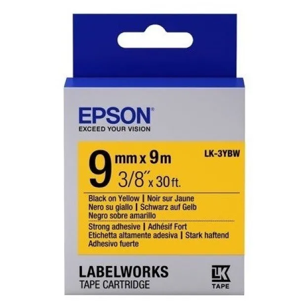  Epson LK-3YBW, 9 mm x 9 m