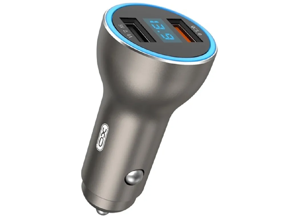 Incărcător auto XO CC30, 5W, Argintiu