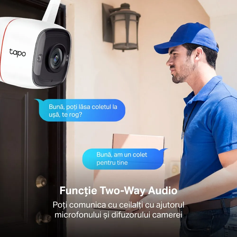 Camera de supraveghere Smart TP-LINK Tapo C310, Alb