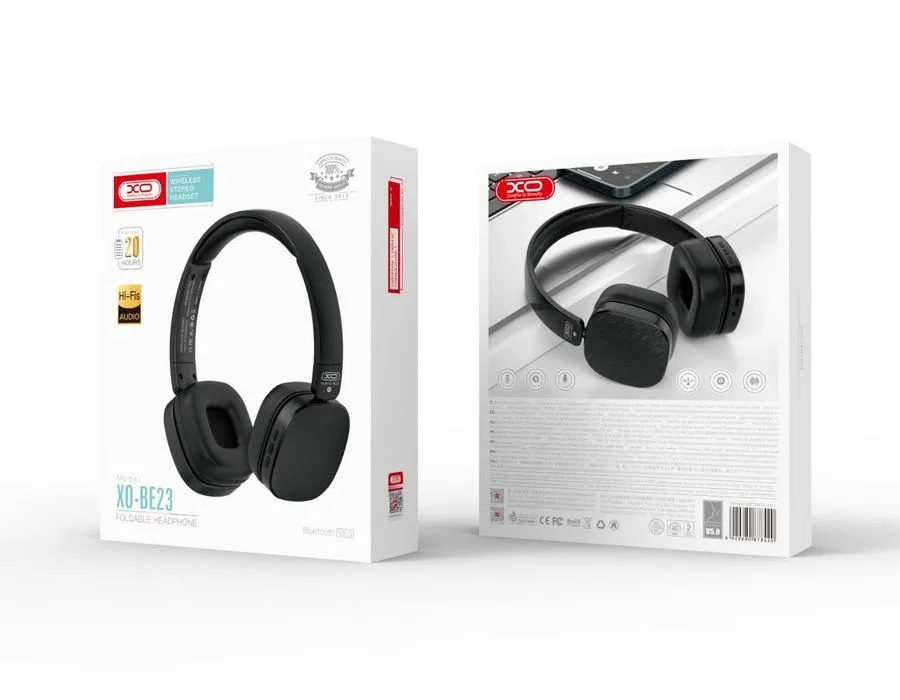 Căști XO BE23, Negru