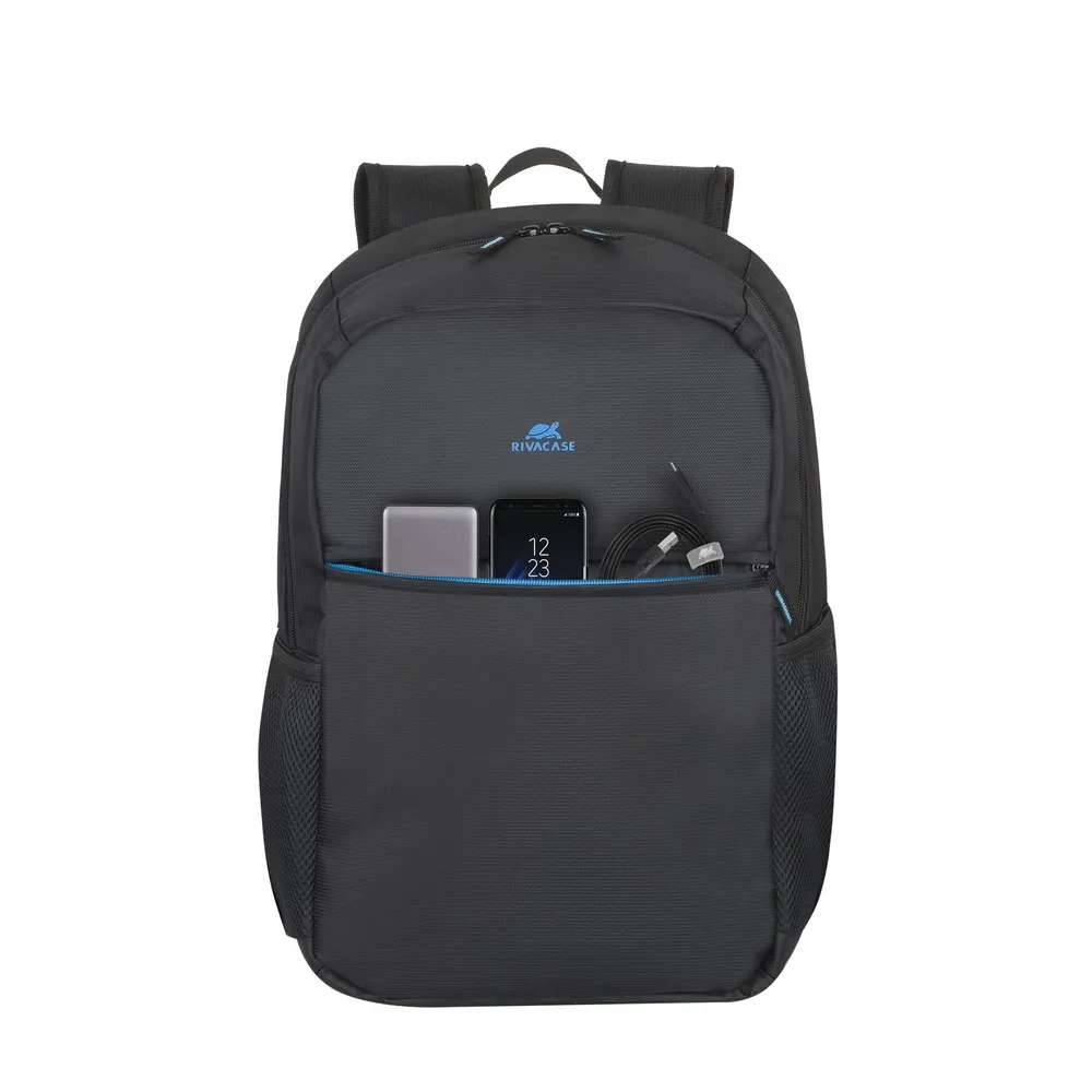 Rucsac pentru Laptop RivaCase Regent, 17.3", Polyester, Negru
