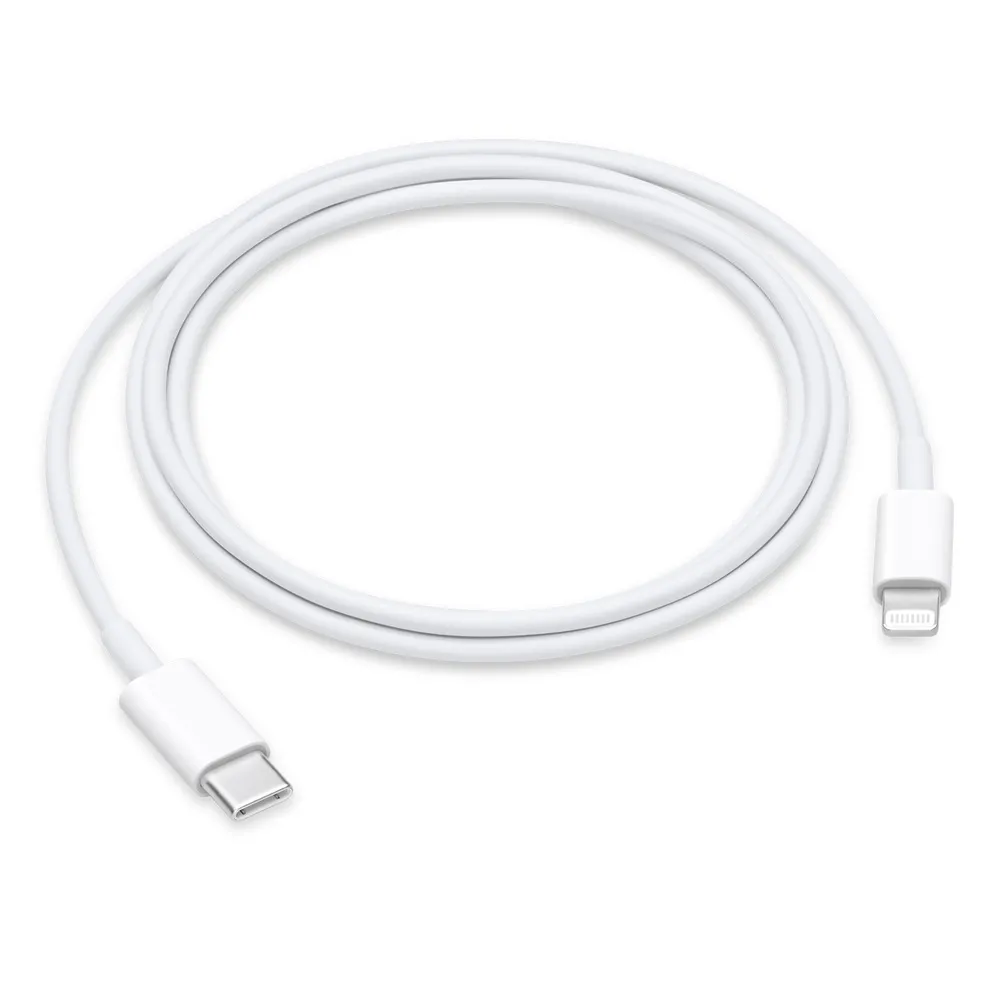 Cablu încărcare și sincronizare Apple MX0K2ZM/A, USB Type-C/Lightning, 1m, Alb