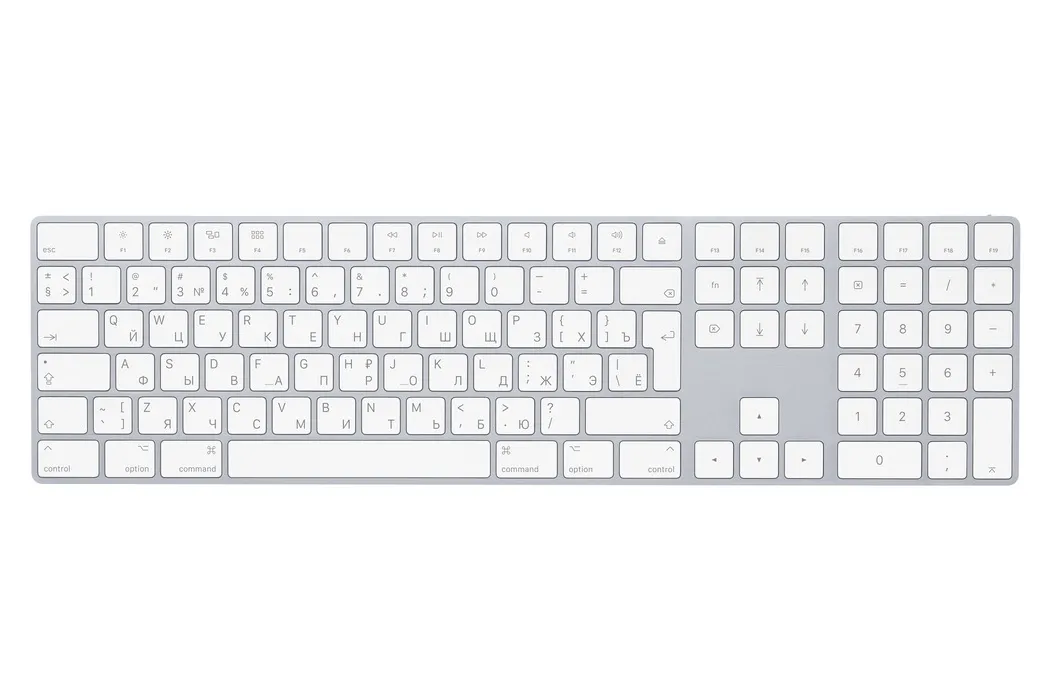 Tastatură Apple Magic Keyboard with Numeric Keypad, Fără fir, Alb