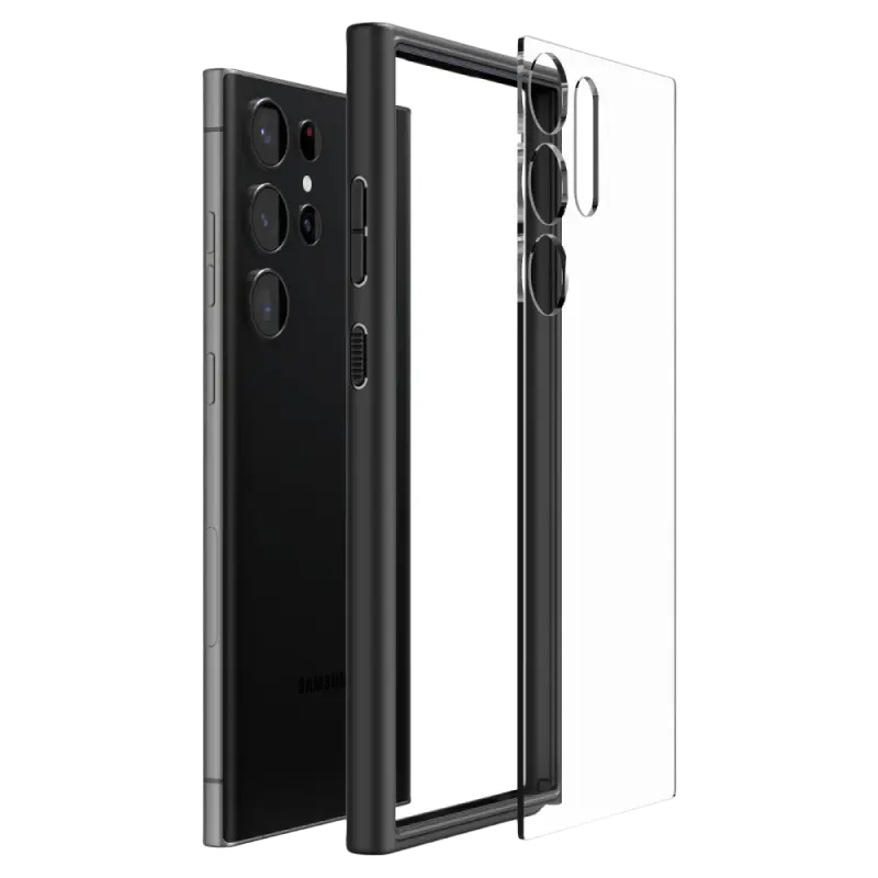Чехол Spigen Samsung S23 Ultra, Ultra Hybrid, Матовый черный