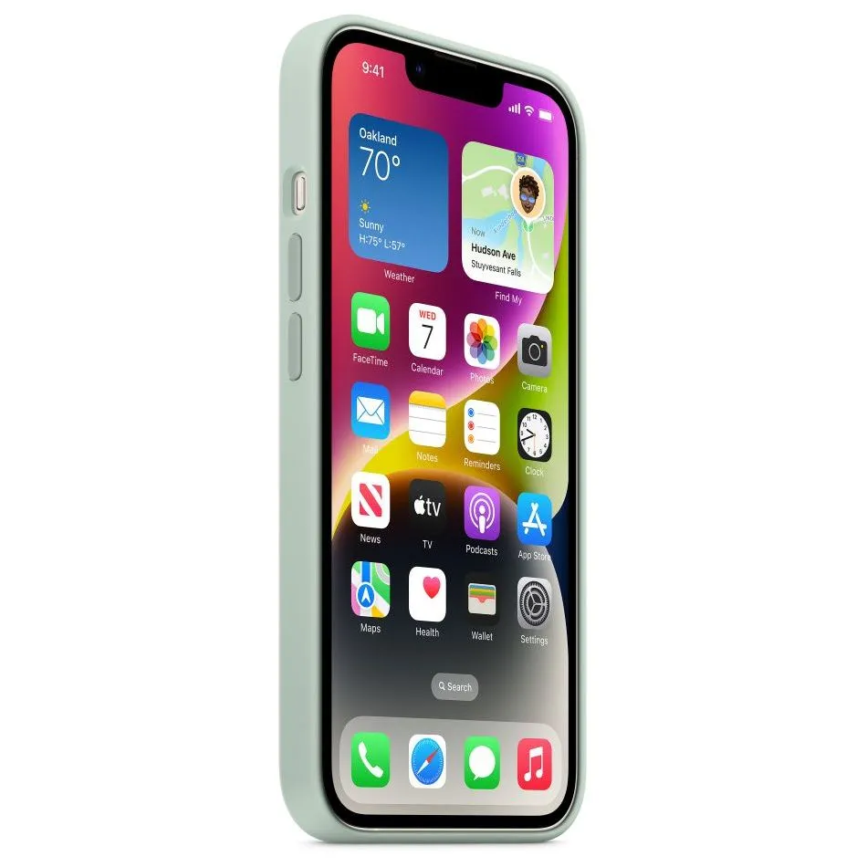 Husă Apple iPhone 14 Plus MagSafe, Olive