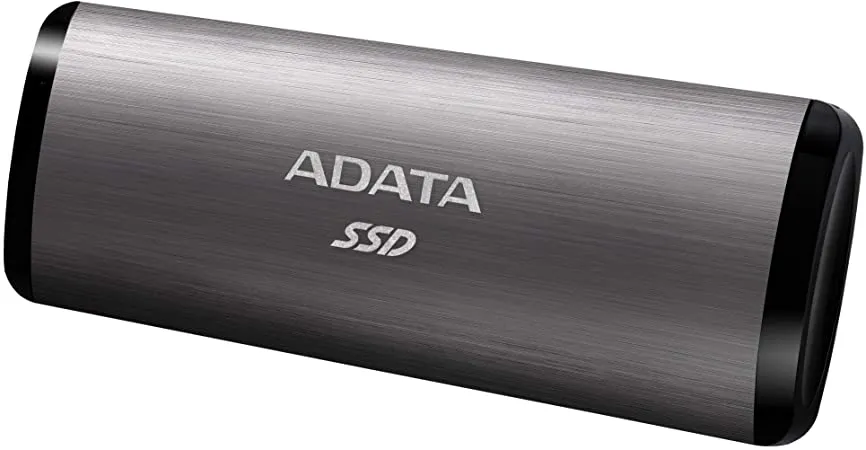.512GB ADATA Portable SSD SE760 Titanium, USB-C 3.1 (122x44x14mm, 95g, R/W:1000/800MB/s)