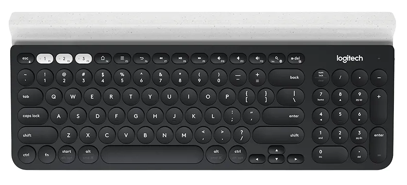Клавиатура Logitech K780, Беспроводное, Чёрный