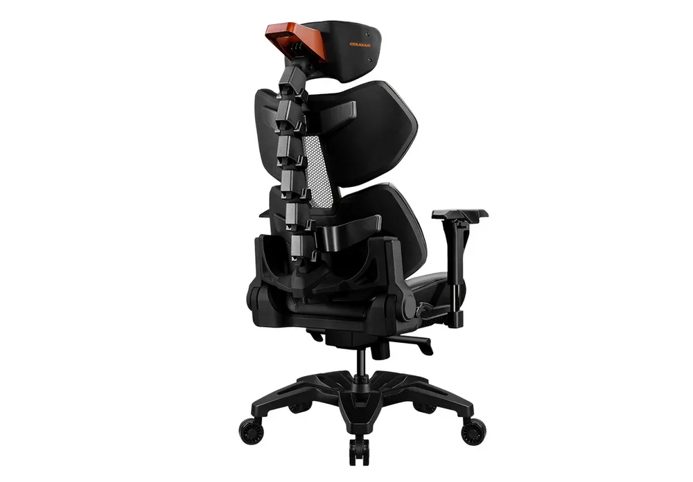 Gaming Chair Cougar Terminator Black, User max load up to 135kg / height 160-195cm