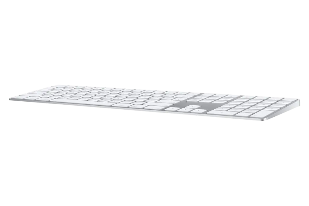 Tastatură Apple Magic Keyboard with Numeric Keypad, Fără fir, Alb