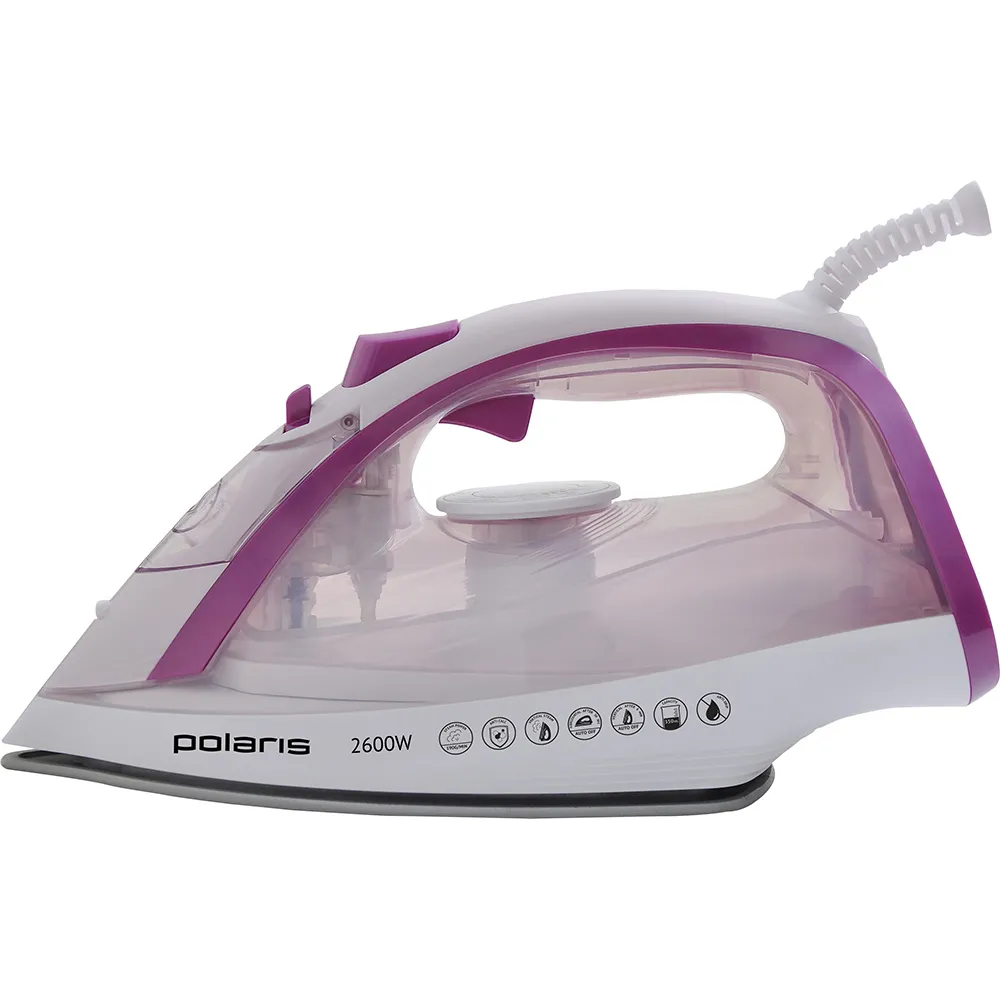 Fier de călcat Polaris PIR2668AK, 2600W, Roz