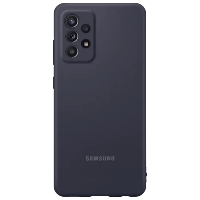 Husă Samsung Silicone Cover Galaxy A52, Negru