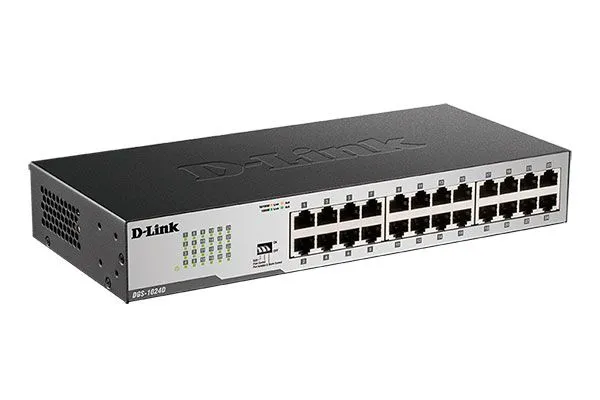Сетевой коммутатор D-Link DGS-1024D, 24x 10/100/1000 Мбит/с