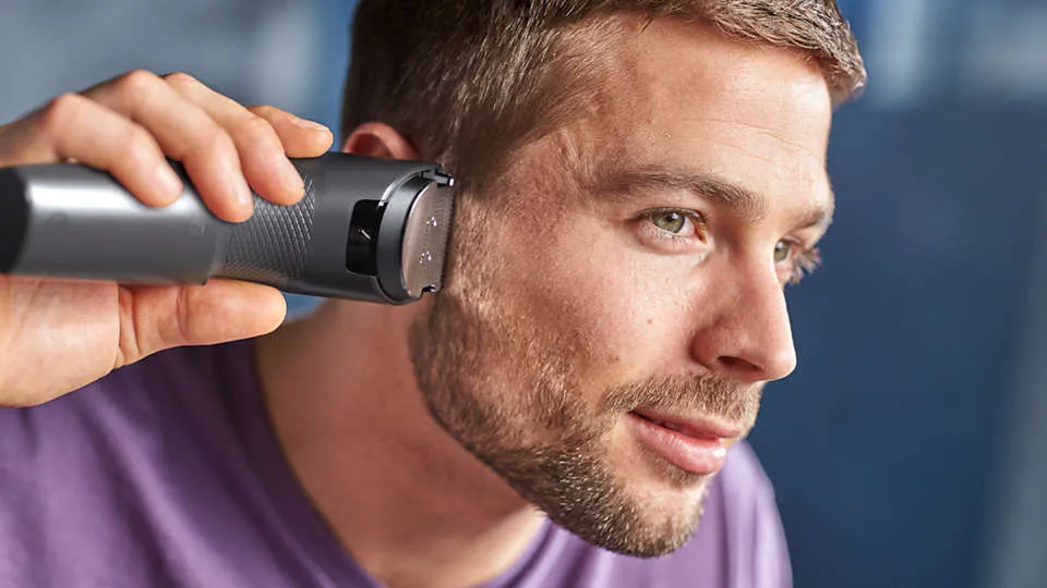 Aparat de tuns Philips Series 3000 HC3530/15, Albastru deschis | Negru