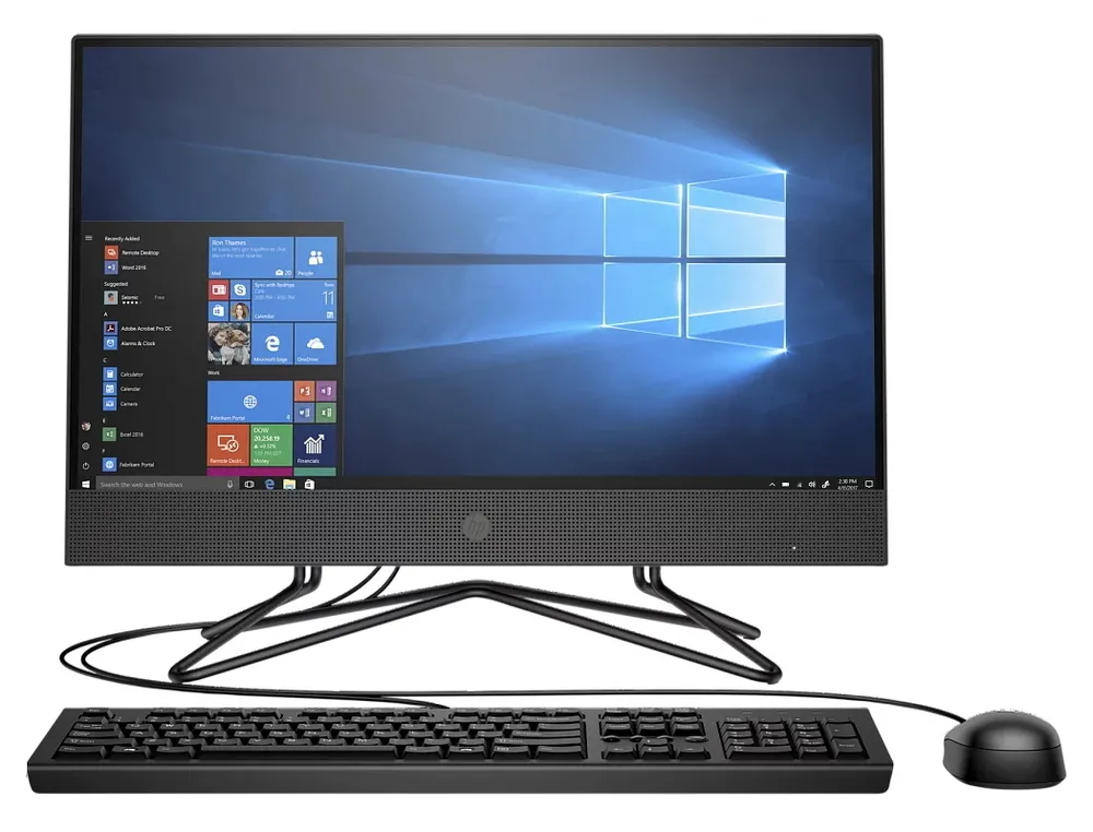 Computer All-in-One HP 22-df1054ur, 21,5", Intel Core i5-1135G7, 8GB/256GB, Windows 11 Home, Negru