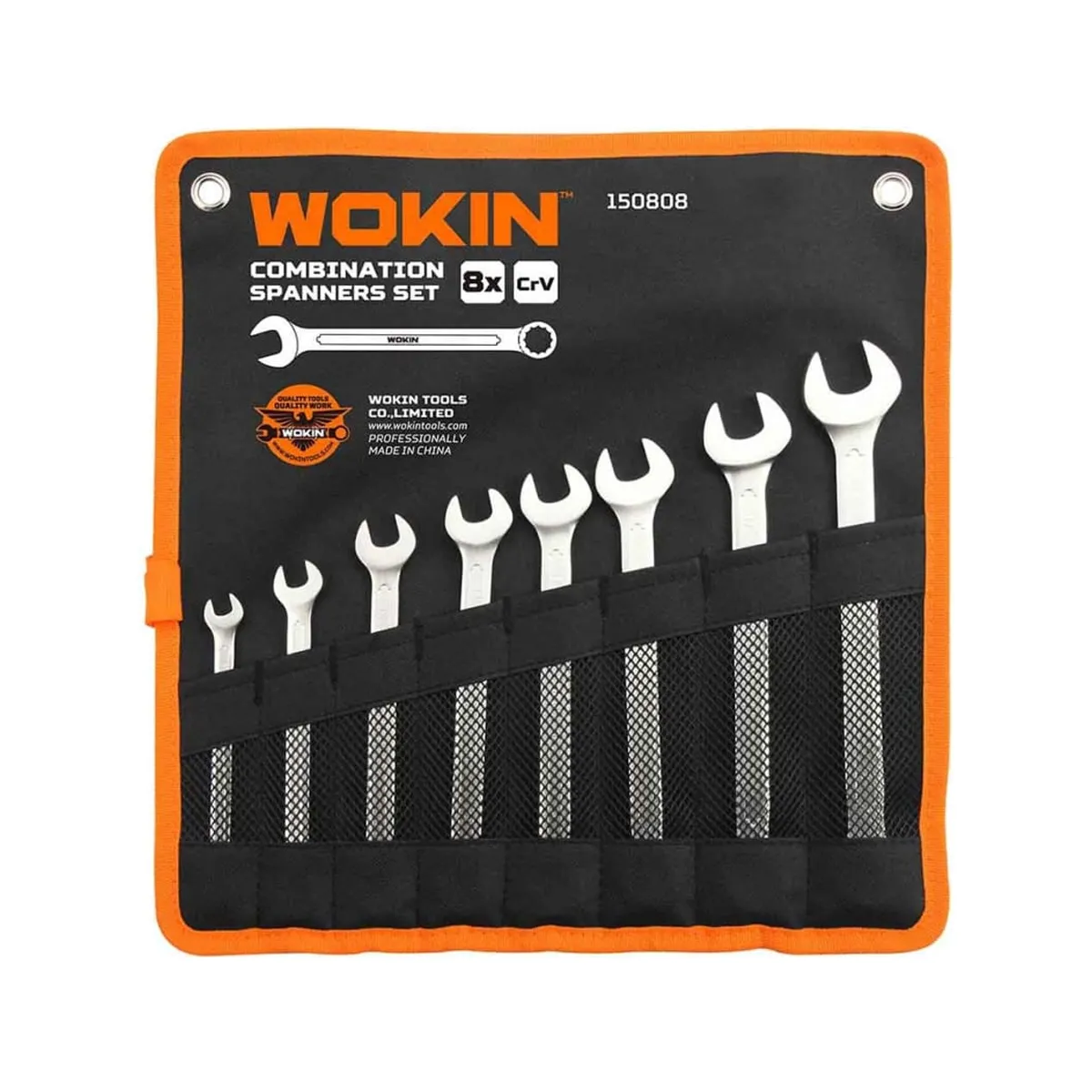 Набор из 8 комбинированных гаечных ключей WOKIN Cr-V 8-19 мм