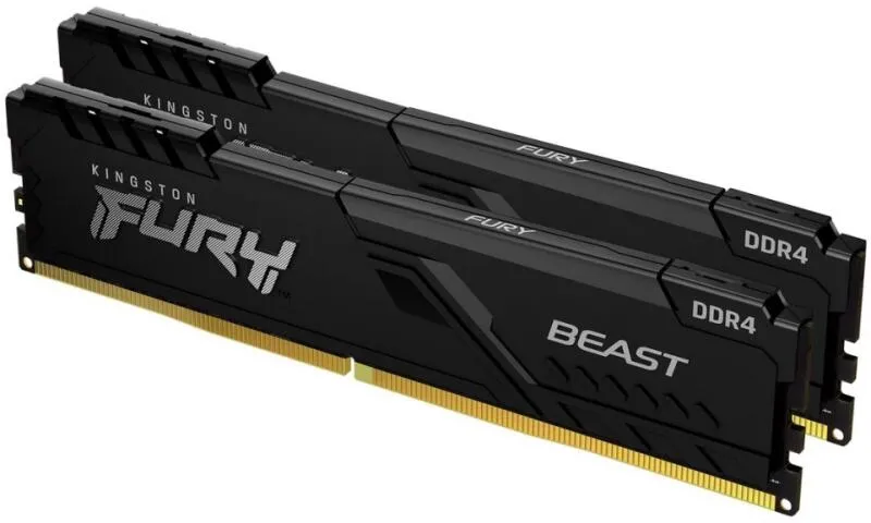 Оперативная память Kingston FURY Beast, DDR4 SDRAM, 2666 МГц, 32Гб, KF426C16BB1K2/32