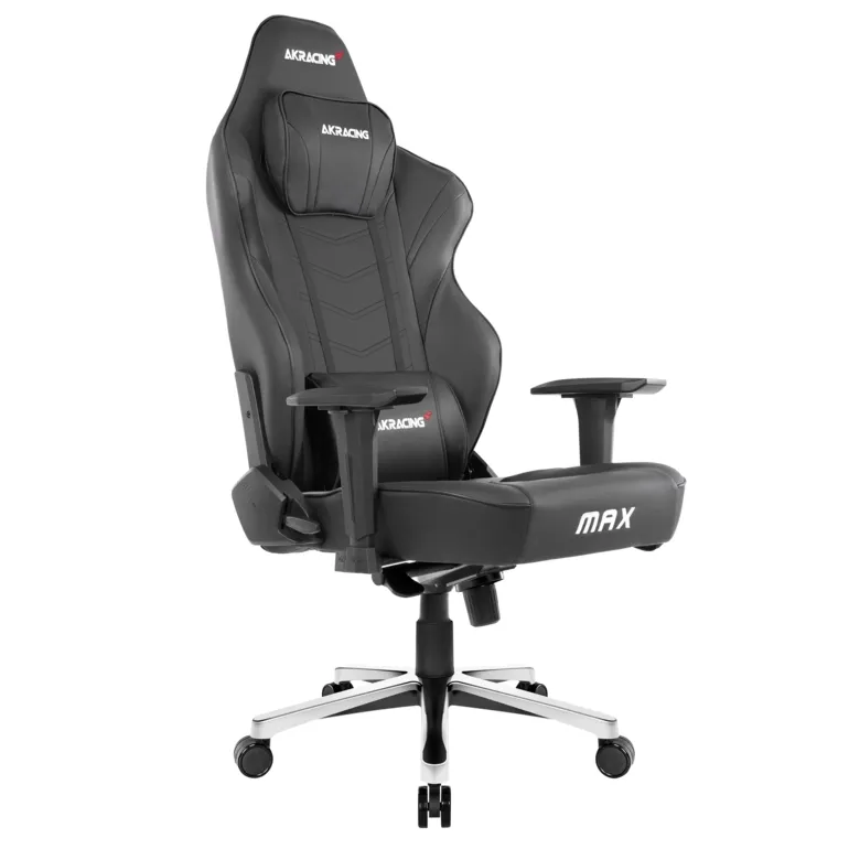 Scaun Gaming AKRacing MASTERS Max, PU piele, Negru