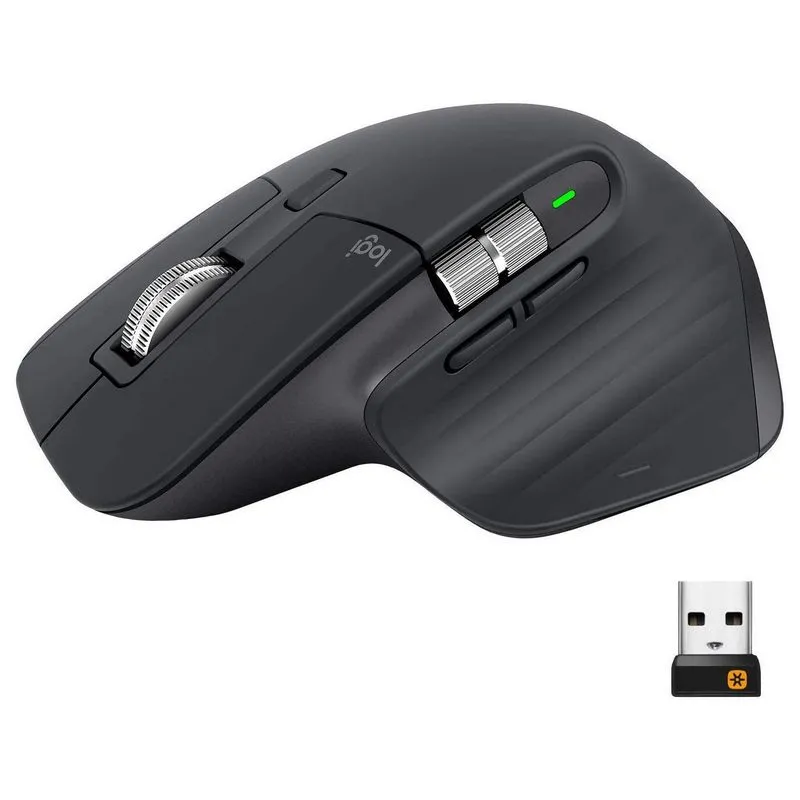 Беcпроводная мышь Logitech MX Master 3S, Чёрный