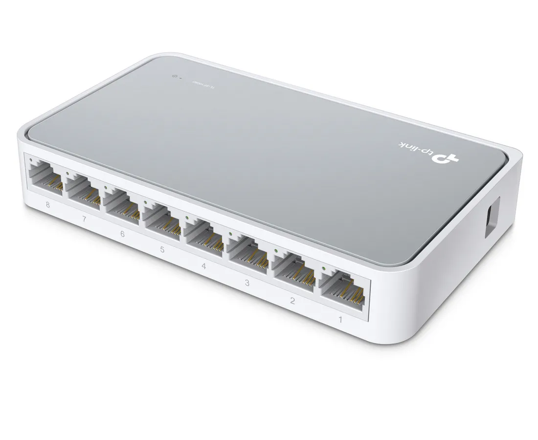 Сетевой коммутатор TP-LINK TL-SF1008D, 8x 10/100 Мбит/с