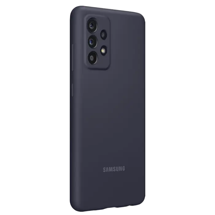 Husă Samsung Silicone Cover Galaxy A52, Negru