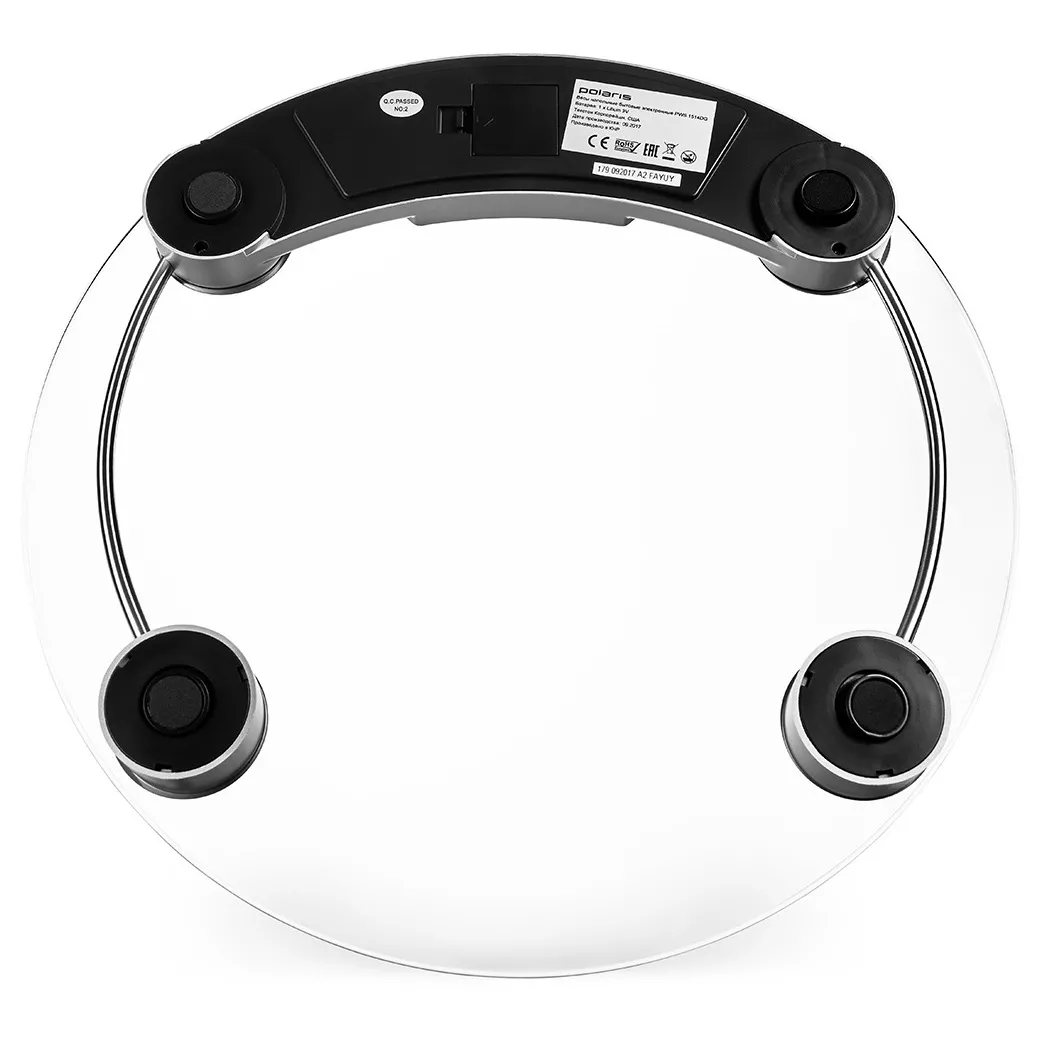 Cântar de podea Polaris PWS1514DG, Transparent