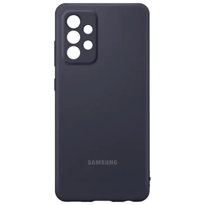 Husă Samsung Silicone Cover Galaxy A52, Negru