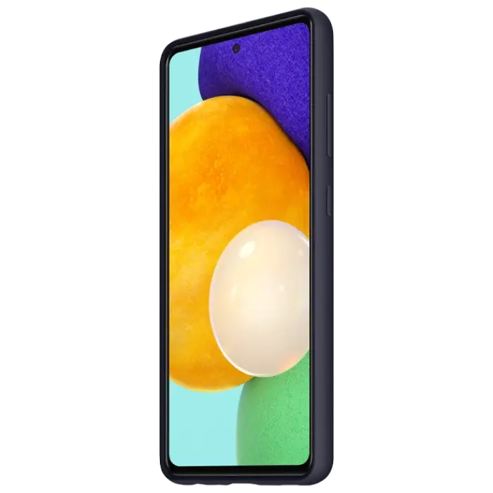 Husă Samsung Silicone Cover Galaxy A52, Negru