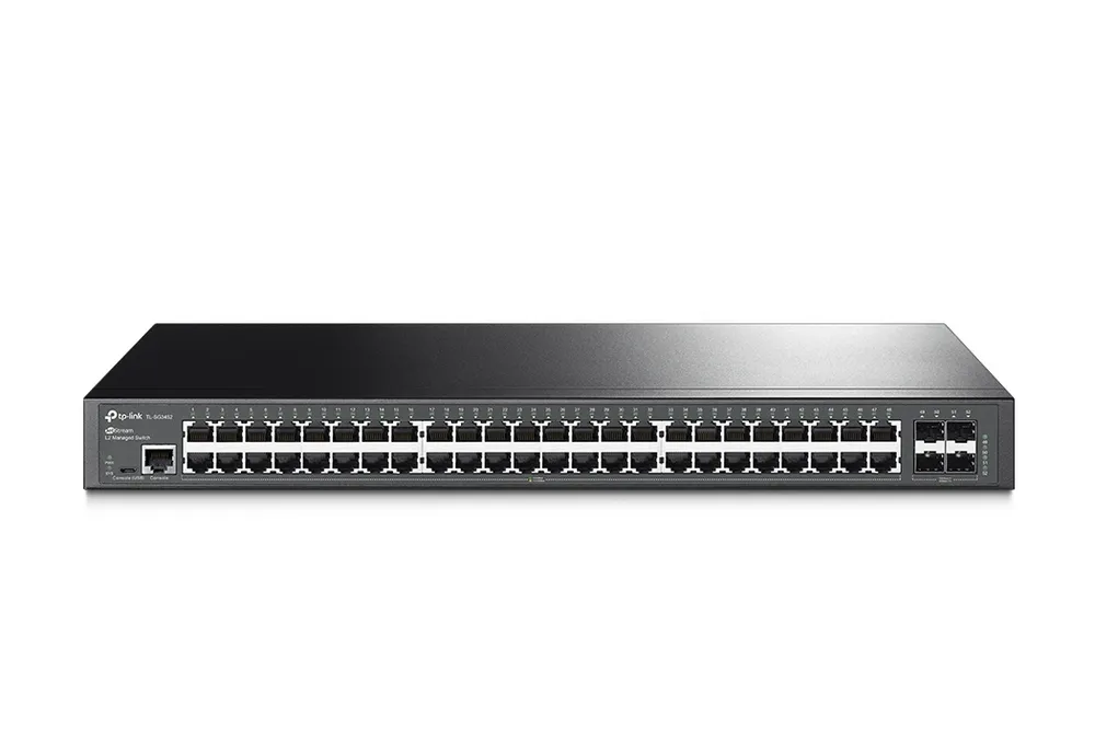 Сетевой коммутатор TP-LINK TL-SG3452, 48x 10/100/1000 Мбит/с, 4x SFP