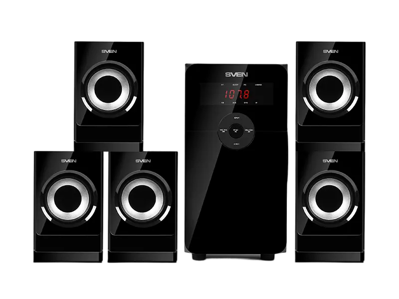 Sistem audio SVEN HT-201, Negru