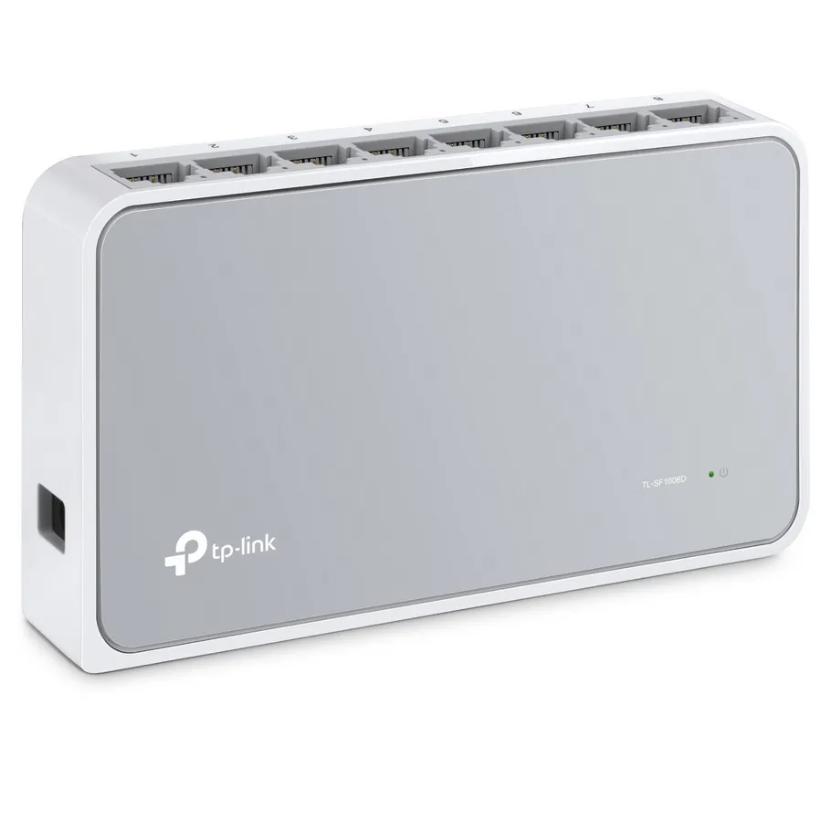 Сетевой коммутатор TP-LINK TL-SF1008D, 8x 10/100 Мбит/с