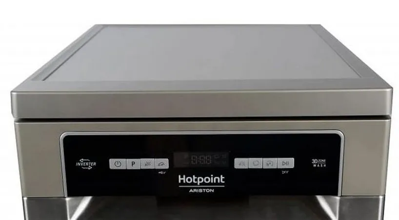 Mașină de spălat vase Hotpoint-Ariston HSFO 3T235 WCX, Argintiu