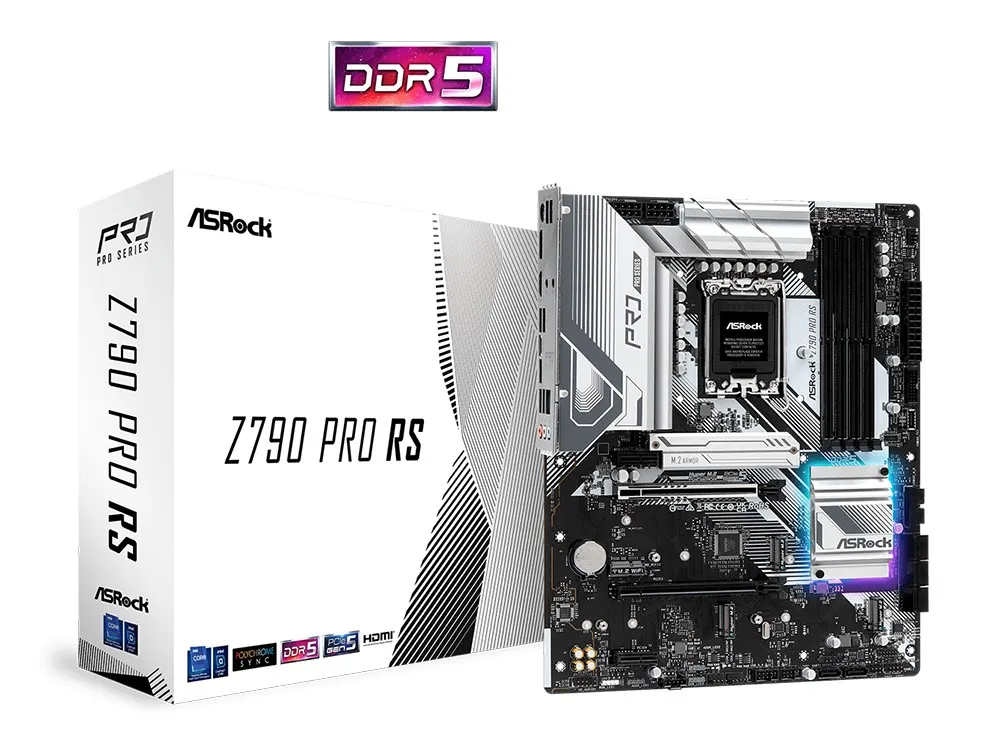 Материнская плата ASRock Z790 PRO RS, LGA1700, Intel Z790, ATX