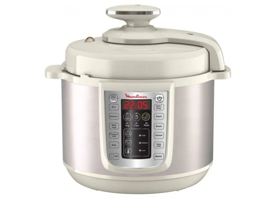 Мультиварка-скороварка Moulinex CE505A10, Белый