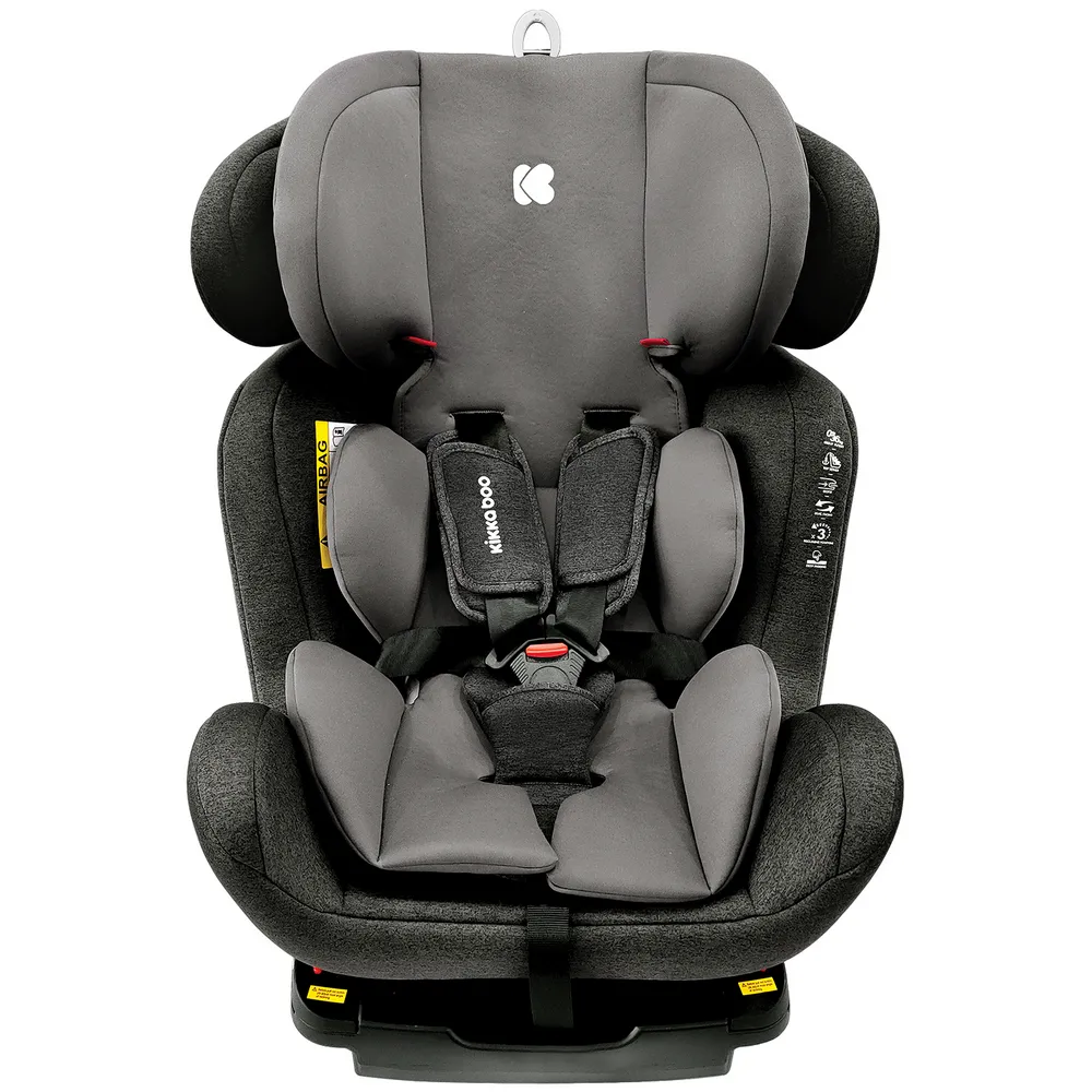Scaun auto 3-în-1 Kikka Boo 4 Safe ISOFIX, Grupa 0+/1/2/3 (0-36 kg), Negru